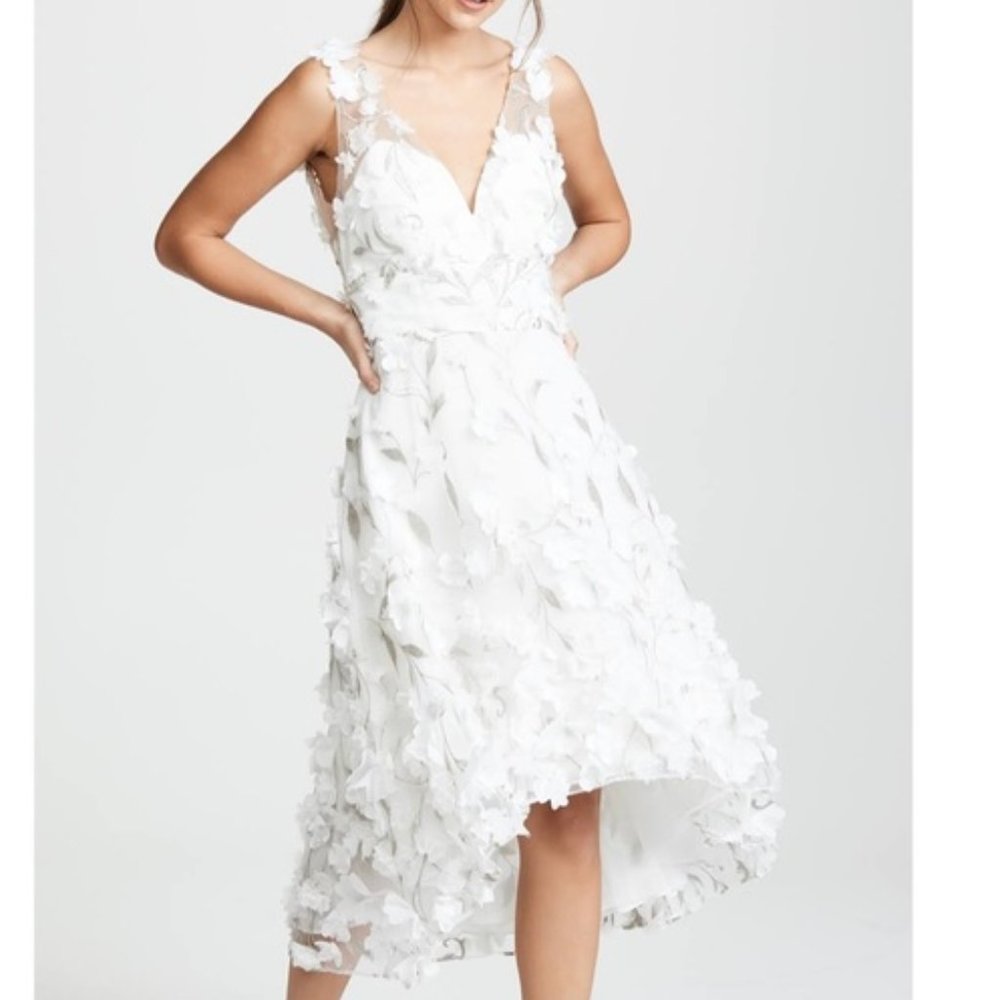 NWT Marchesa Notte  Cocktail Flower Dress Size 4
